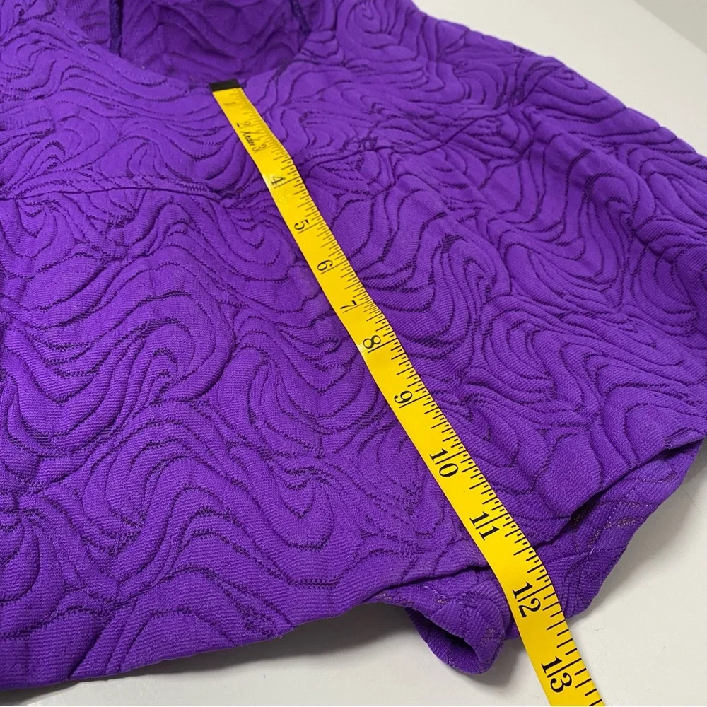 Vintage purple skirted one piece bathing suit